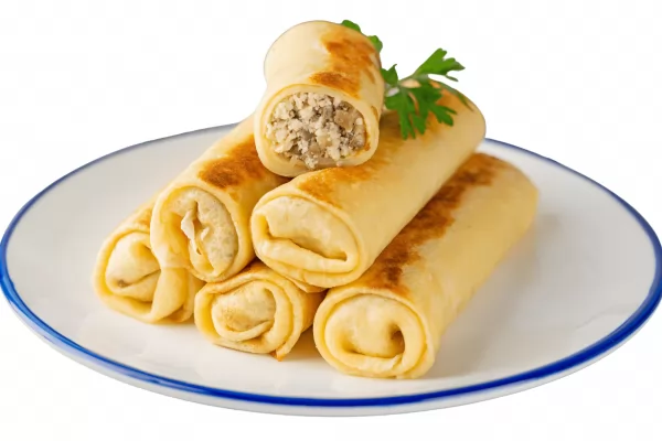 Млинці м'ясо-гриби - Курчата